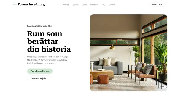 Förhandsvisning av demo: Forma Decor