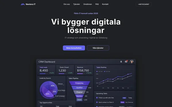 Förhandsvisning av demo: Nextera
